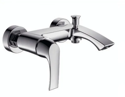 Смеситель д/ванны хром       F3080      (ф35, короткий гусак, перекл. на гусаке)  FRAP