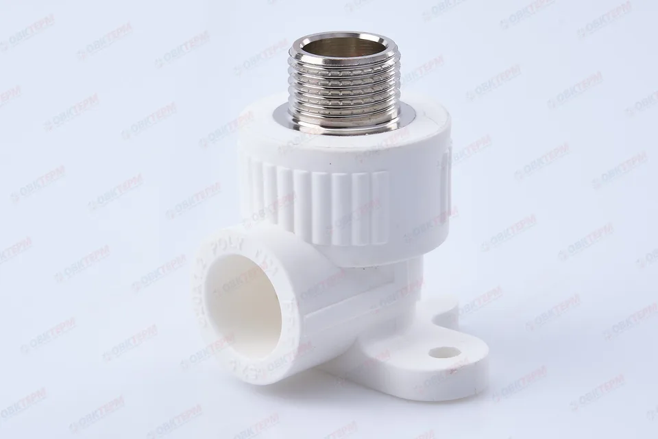 Угол монтажный 20 * 1/2"н (белый) (150/10) (TIM)
