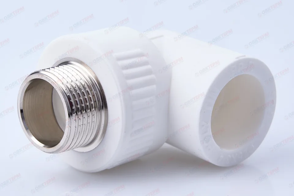 Угол с МРН  25 * 3/4"      (белый)   (75/5)  (TIM)