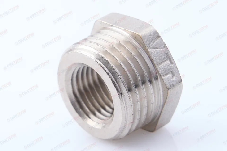 Футорка 1/2"н - 1/4"в никель (Valtec) (450ящ/10шт)
