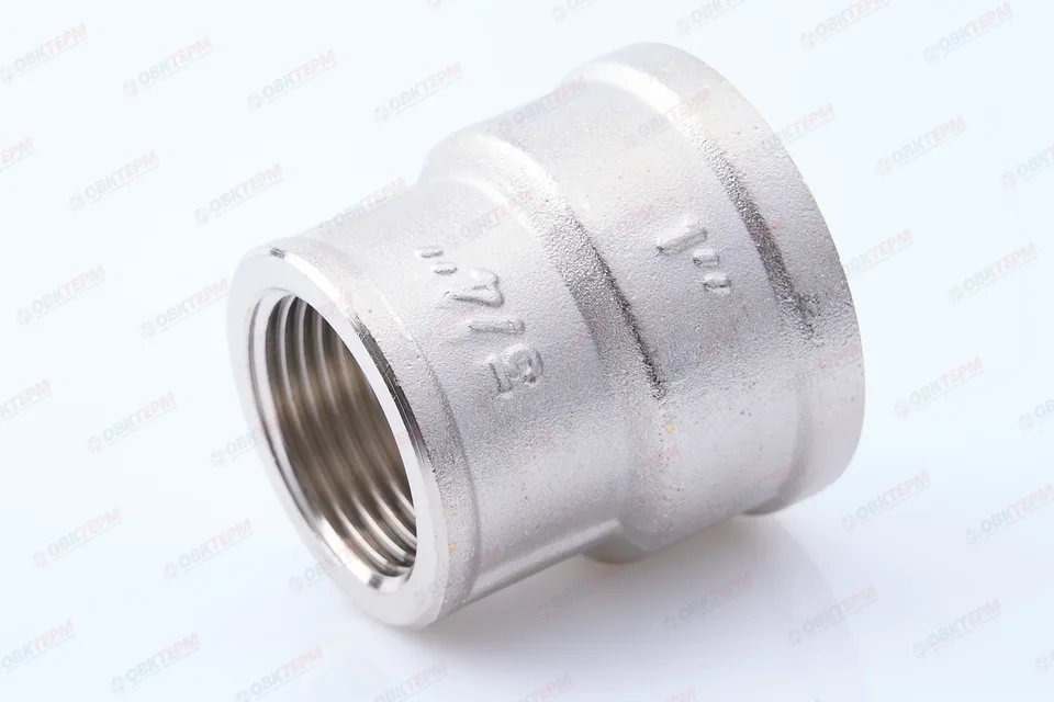 Муфта 1" в - 3/4"в никель Valtec (80ящ/10шт)