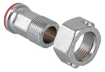 Полусгон с накидной гайкой обратн клапаном 1/2" (Valtec)