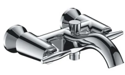 Смеситель д/ванны хром  G3031 *  (короткий гусак, перекл. на гусаке, п/об)  GAPPO
