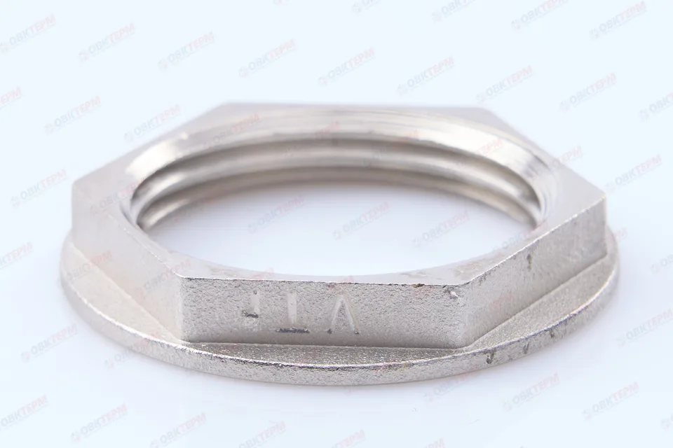 Контргайка 1" никель Valtec (300ящ/10шт)