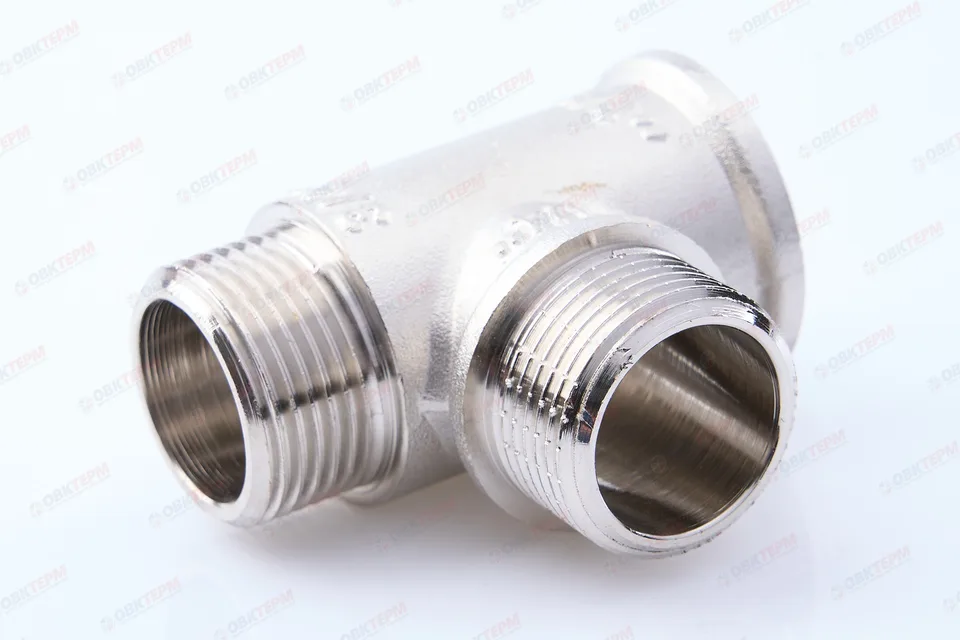 Тройник     3/4" внн      никель   (Valtec)     (10уп/50ящ)