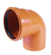 РЫЖИЙ Отвод  110   90* Н                 ( шт)               EURO PLAST
