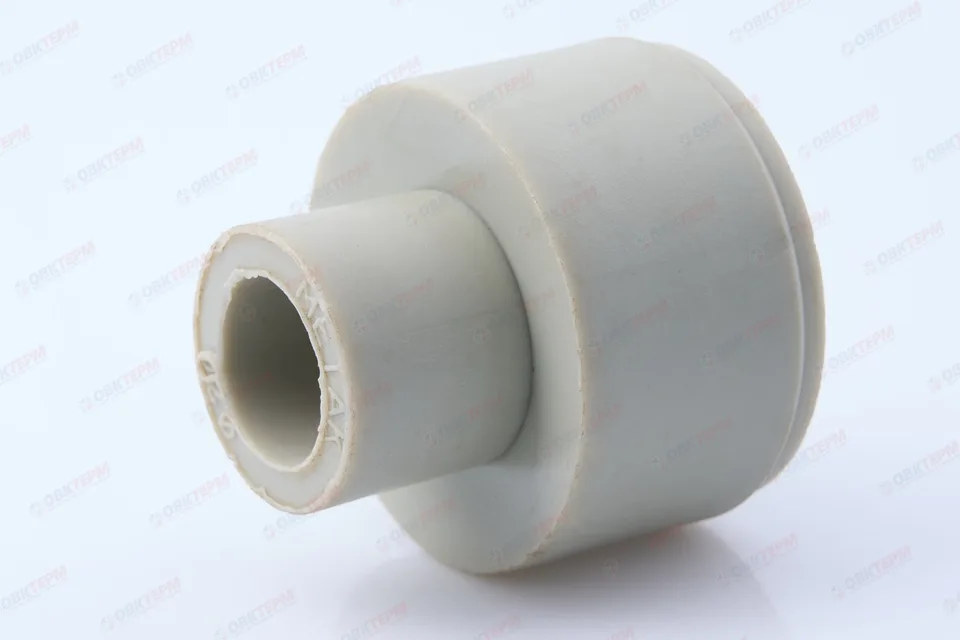 Муфта переход.  ВН  50*20   СЕРАЯ PP-R   (RTP)    (96/12)