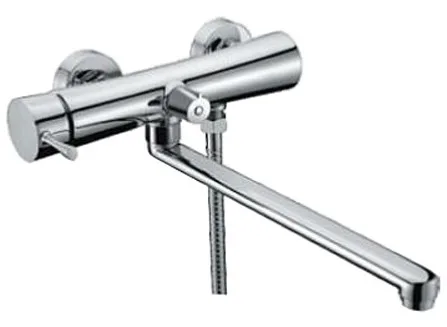 Смеситель д/ванны хром  G2209 *  (ф35, длинный гусак 35 см, евро перекл.)    GAPPO