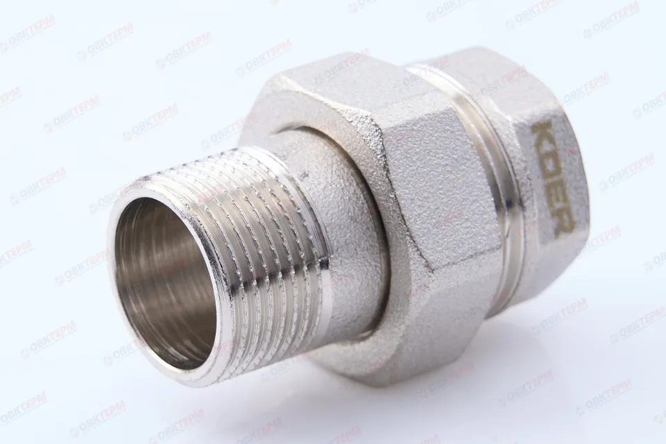 Американка   KOER        3/4"  прямая  усиленная  (120/30 шт)