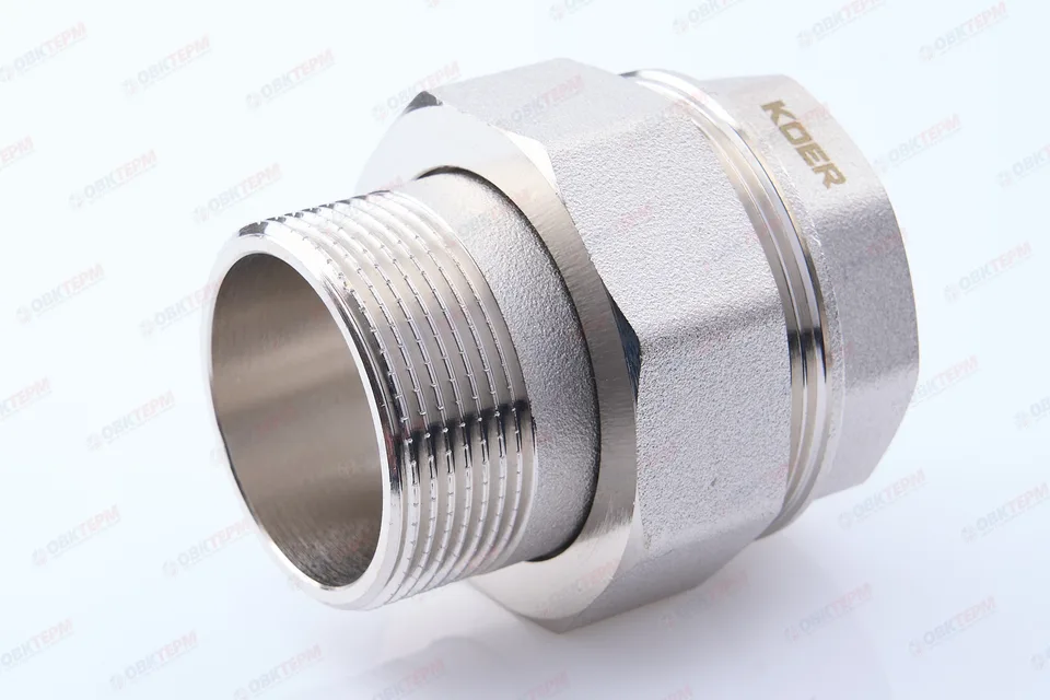 Американка KOER 1 1/2" прямая усиленная (24/6 шт)