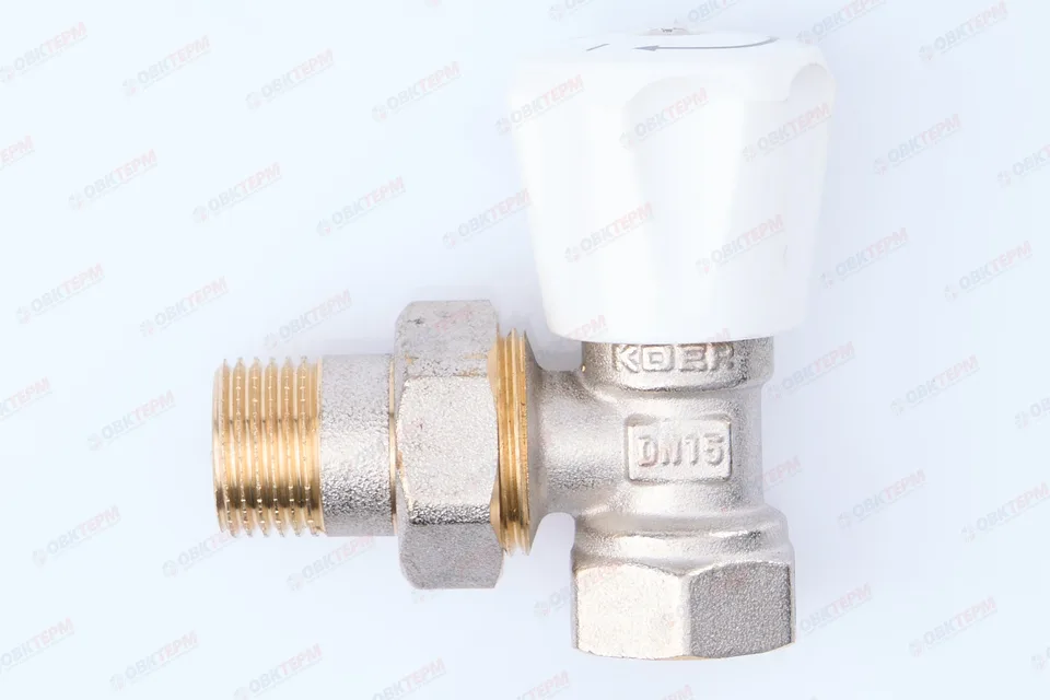Кран рад. KOER верхний угловой 1/2" усиленный (64/16 шт) KR901/KR905