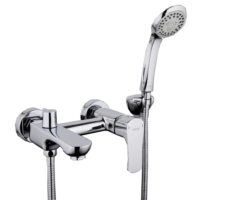 Смеситель д/ванны хром  G3011*   (ф35, короткий гусак, евро перекл)    GAPPO