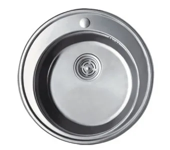 Мойка FRAP 0.8 мм FS510 круглая 51*18 матов (6 кр)