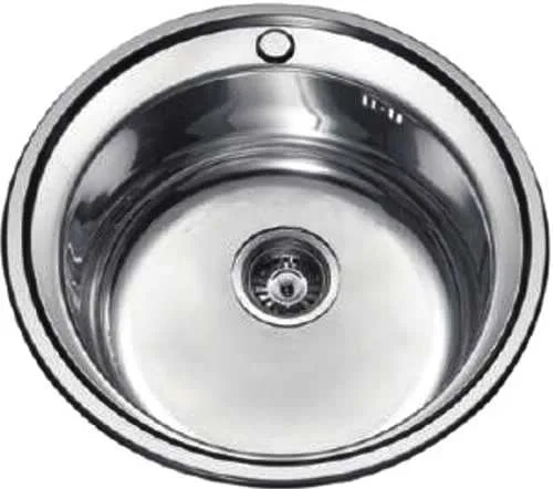 Мойка FRAP 0.6 мм F60510 круглая 51*17,5 глянец  (кр)