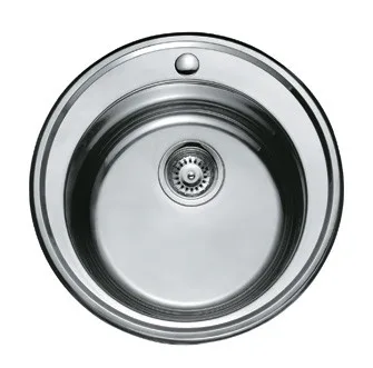 Мойка FRAP 0.6 мм FS60510 круглая 51*17,5 матов  (кр)