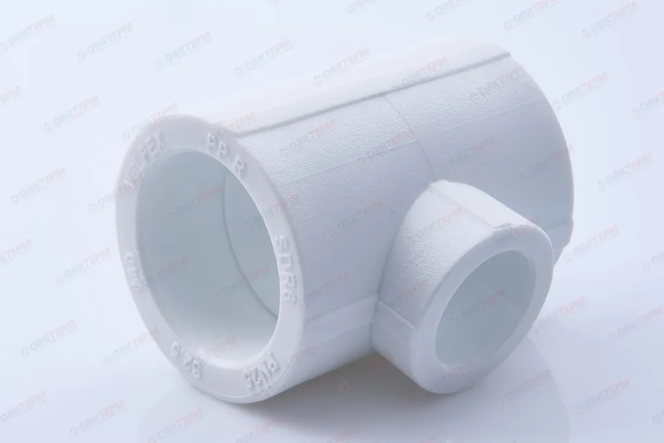 Тройник  40*25*40      (VALFEX)  белый  (60/10)