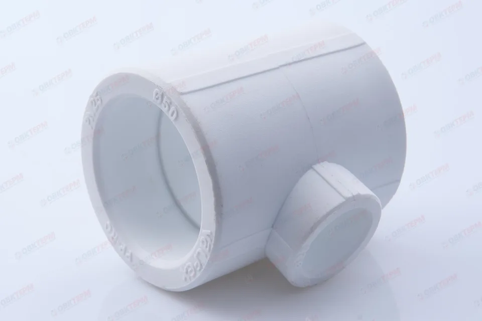Тройник  50*25*50      (VALFEX)  белый  (40/10)