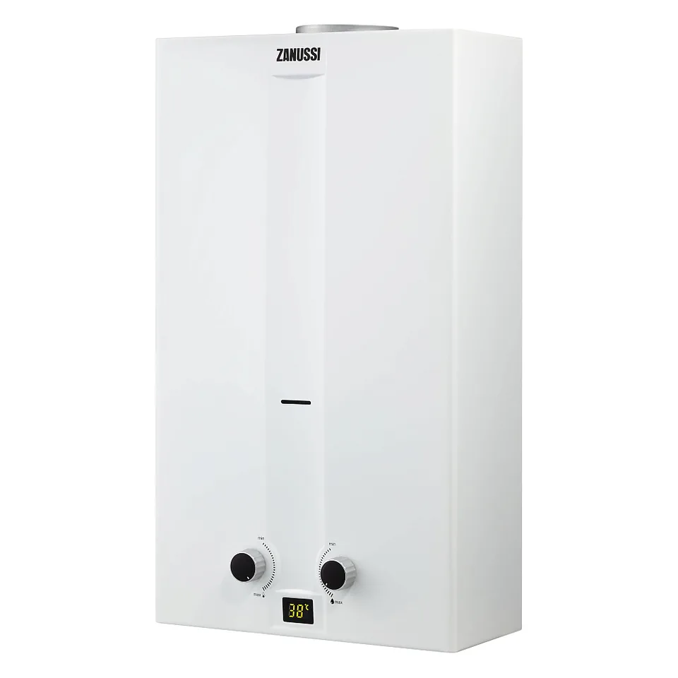 Колонка газовая ZANUSSI GWH 10 Fonte (белая) (10л/20кВт)