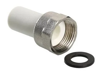 Горло 25* 1 В (Valtec ) (штуцер п/п с накидной гайкой)