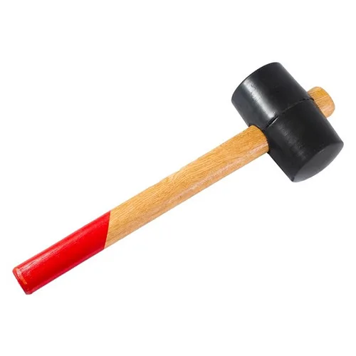 Киянка резиновая, деревянная рукоятка, 680 г Hobbi (6 шт)