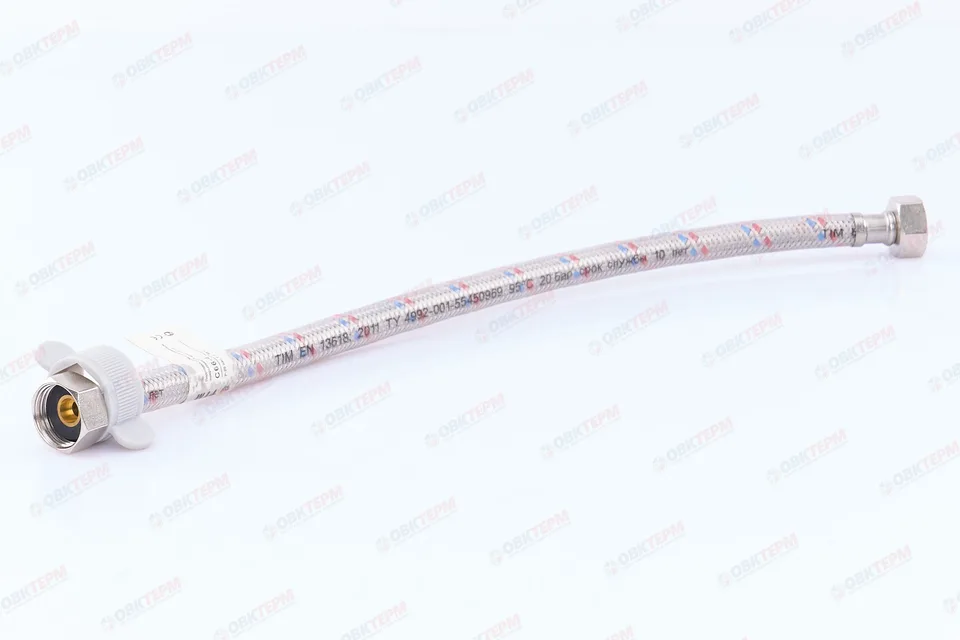 Шланг  1/2"х1/2" ВВ, в силикон.обмотке   0,4 м  TiM   (10шт/230ящ)