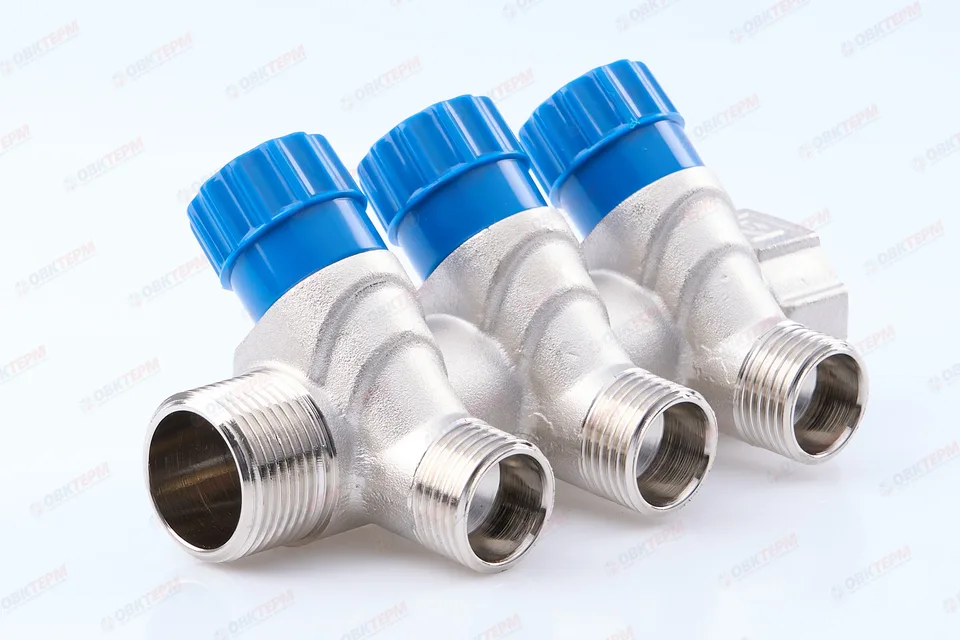 Коллектор  Valtec с регулир вентилями  1" * 3вых  1/2"нар   (1уп/20ящ)