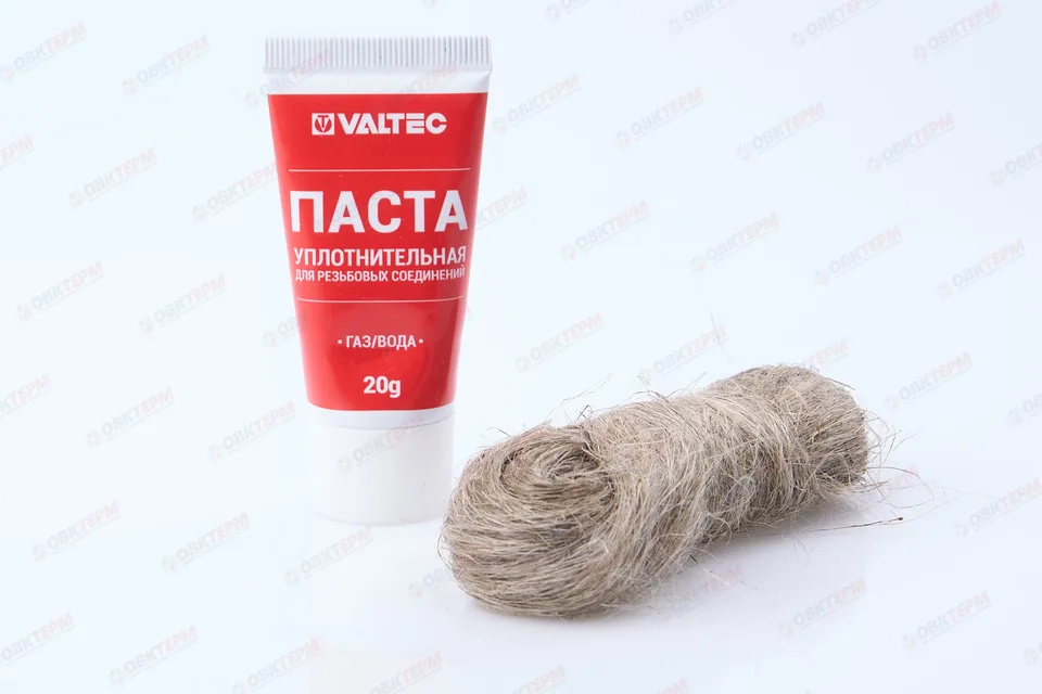 Комплект монтажный  Valtec  №1 (паста 20г+лен)  (200/1 шт)