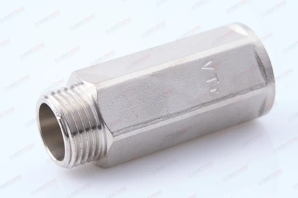 Удлинитель 1/2" вн *50 мм шестигранный (Valtec) (10уп/100ящ)