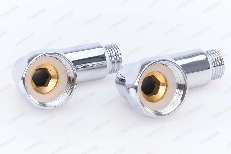 Угол для полотенцесушителя  1"В x 1/2"Н (пара) TIM