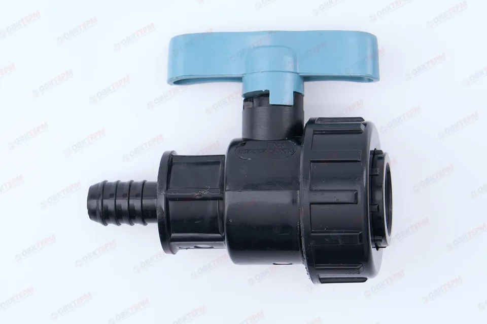 Кран шаровый со штуцером     1/2"  *    1/2"в       ПНД  ИТАЛ   (220/22шт)