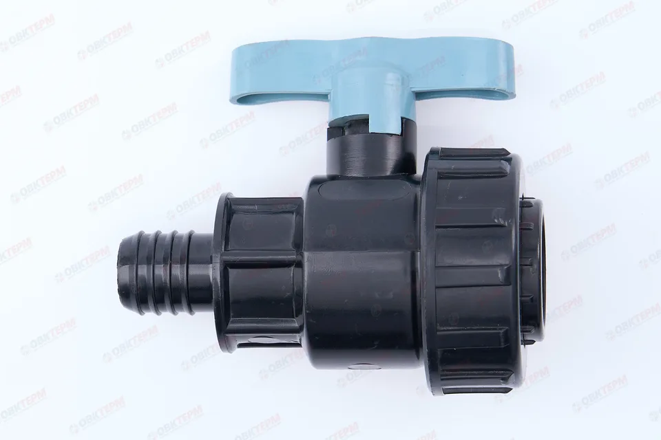 Кран шаровый со штуцером     3/4"  *    3/4"в       ПНД  ИТАЛ   (168/12шт)