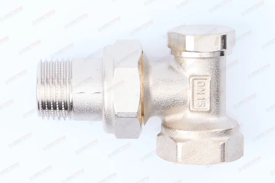 Кран рад. Valtec Клапан настроечный угловой 1/2" (10уп/80ящ)