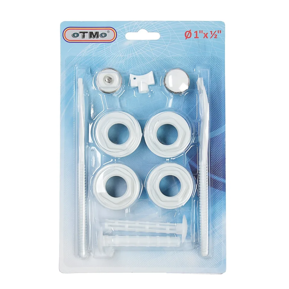 Комплект радиаторный 1/2" с 2-мя  креплениями     (40шт)