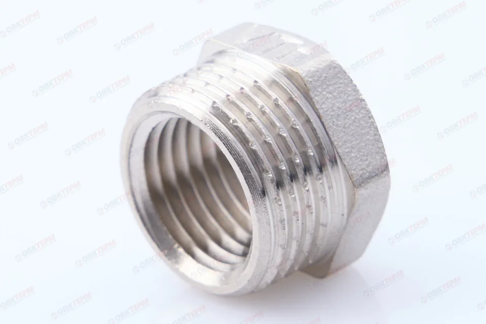 Футорка        3/8"н  -  1/4"в    никель   (Valtec)   (10уп/700ящ)