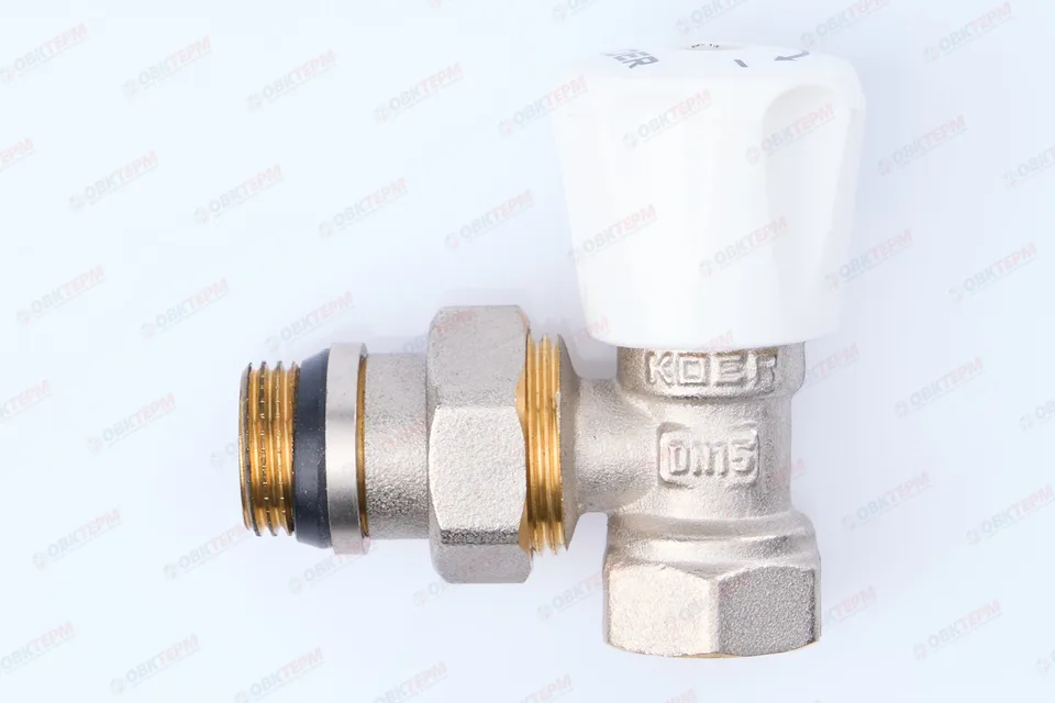 Кран рад. KOER верхний угловой 1/2" усиленный (антипротечка) KR.901-Gi (64/16 шт)