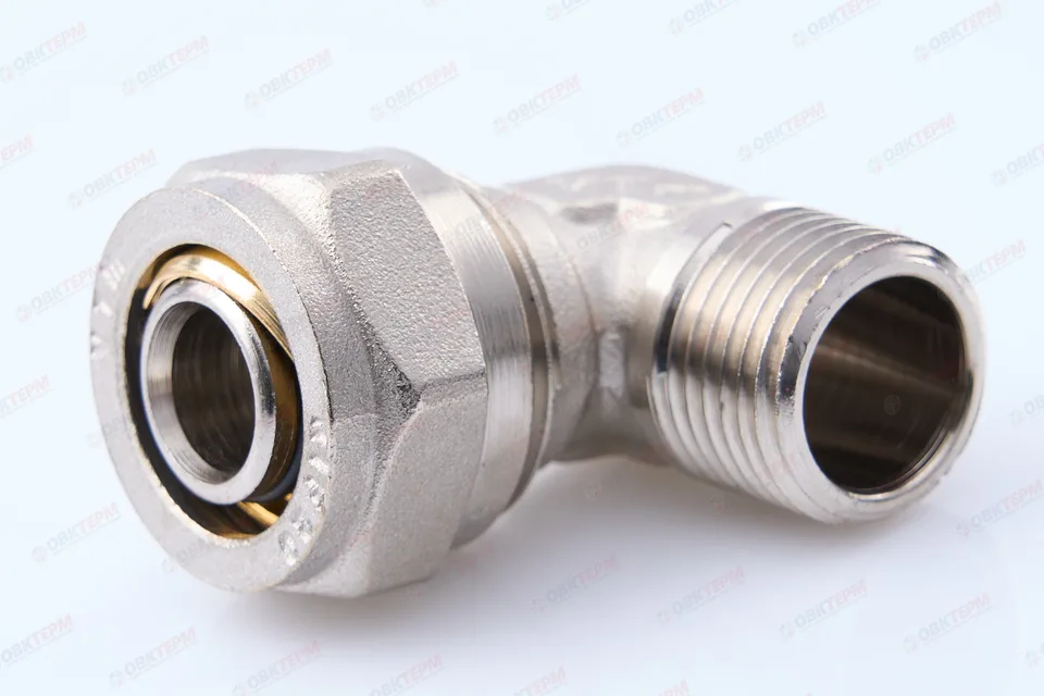Угольник обжимной с переходом на нар. р. Valtec 20 * 1/2" (10уп/100ящ)