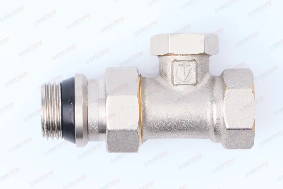 Кран рад.      Valtec Клапан настроечный  прямой 1/2"  (с доп уплотнением)    (96 ящ /12)