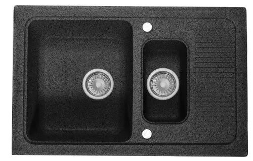 Мойка  КМ 77-49 SGA-420  черный  Fosto