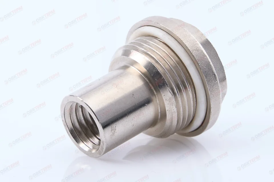 Удлинитель потока для радиаторов прав. 1/2"  Valtec  (5уп/80ящ)