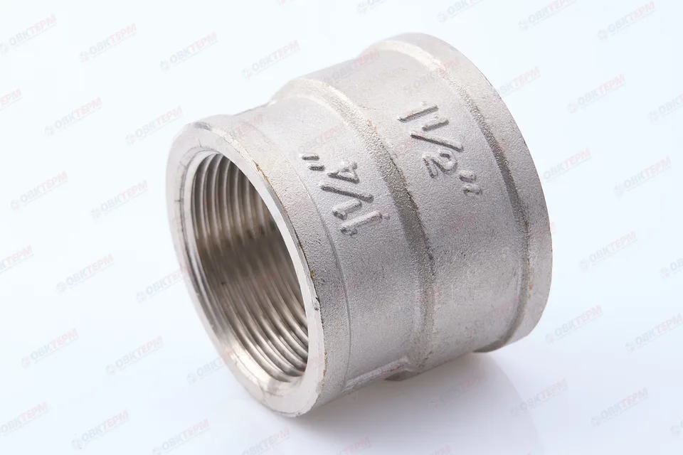 Ниппель   1 1/2" - 1 1/4"   никель  (Valtec)