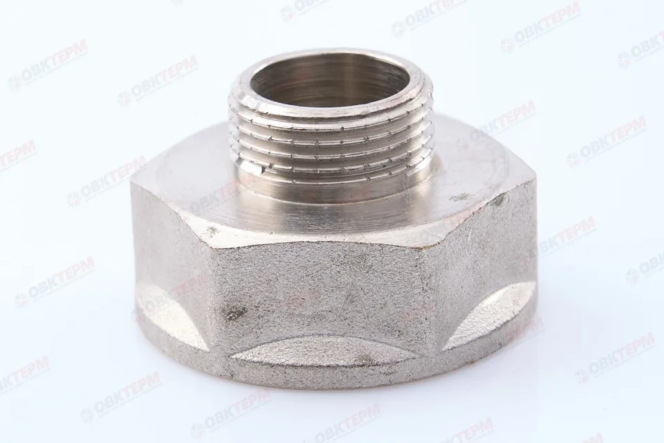 Переходник 1 1/4" в - 3/4" н никель (Valtec) (/10шт)