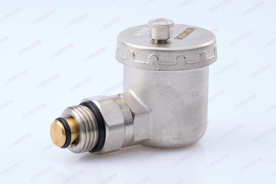 Воздухоотводчик автом. 1/2"   KOER (KR.1257)   угловой c обрат.клапаном   (100 /1)