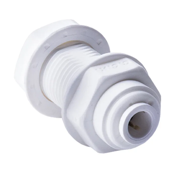 Фитинг выходной 1/4"- 1/4"QF, белый (1 шт) Барьер
