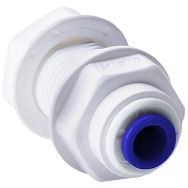 Фитинг выходной 1/4"- 1/4"QF, синий (1 шт) Барьер