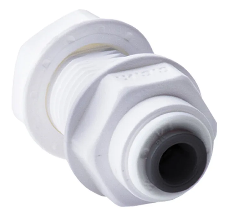 Фитинг выходной 1/4"- 1/4"QF, черный (1 шт) Барьер