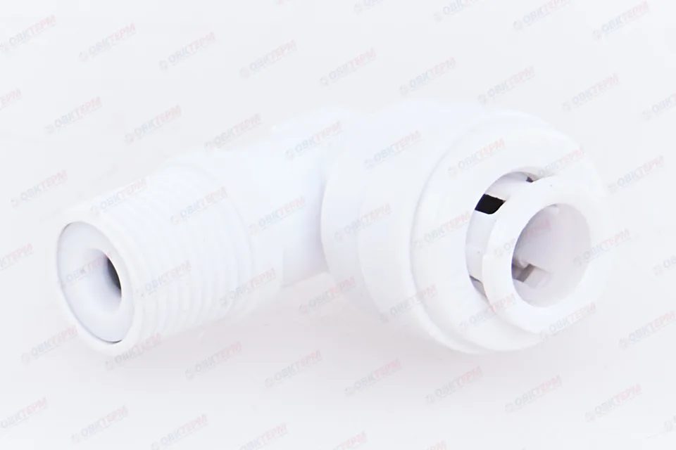 Фитинг угловой с обратным клапаном 1/8"-QF 1/4" (1 шт) Барьер