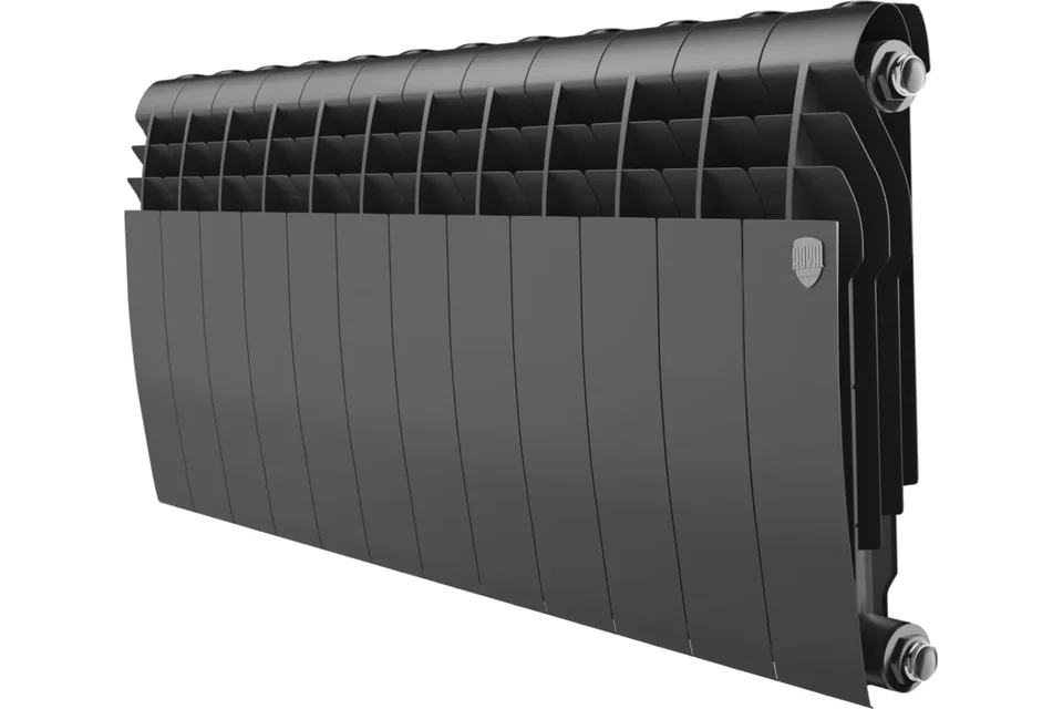 Биметалл радиатор Royal Thermo BiLiner 500 new Noir Sable Италия сборка 12секций
