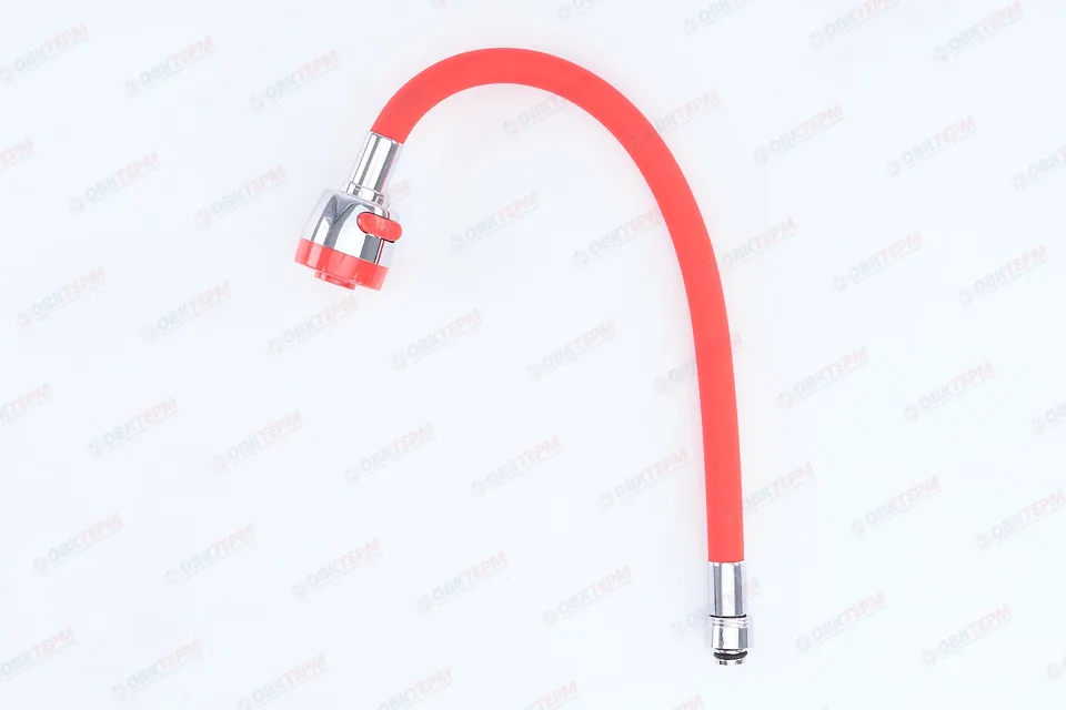 Излив силиконовый ZERIX SPS-01 RED под гайку (50 шт/ящ)