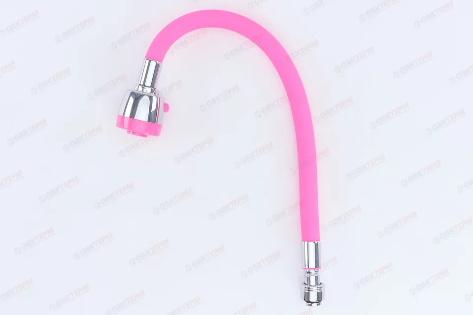 Излив силиконовый ZERIX SPS-01 ROSE RED под гайку (50 шт/ящ)