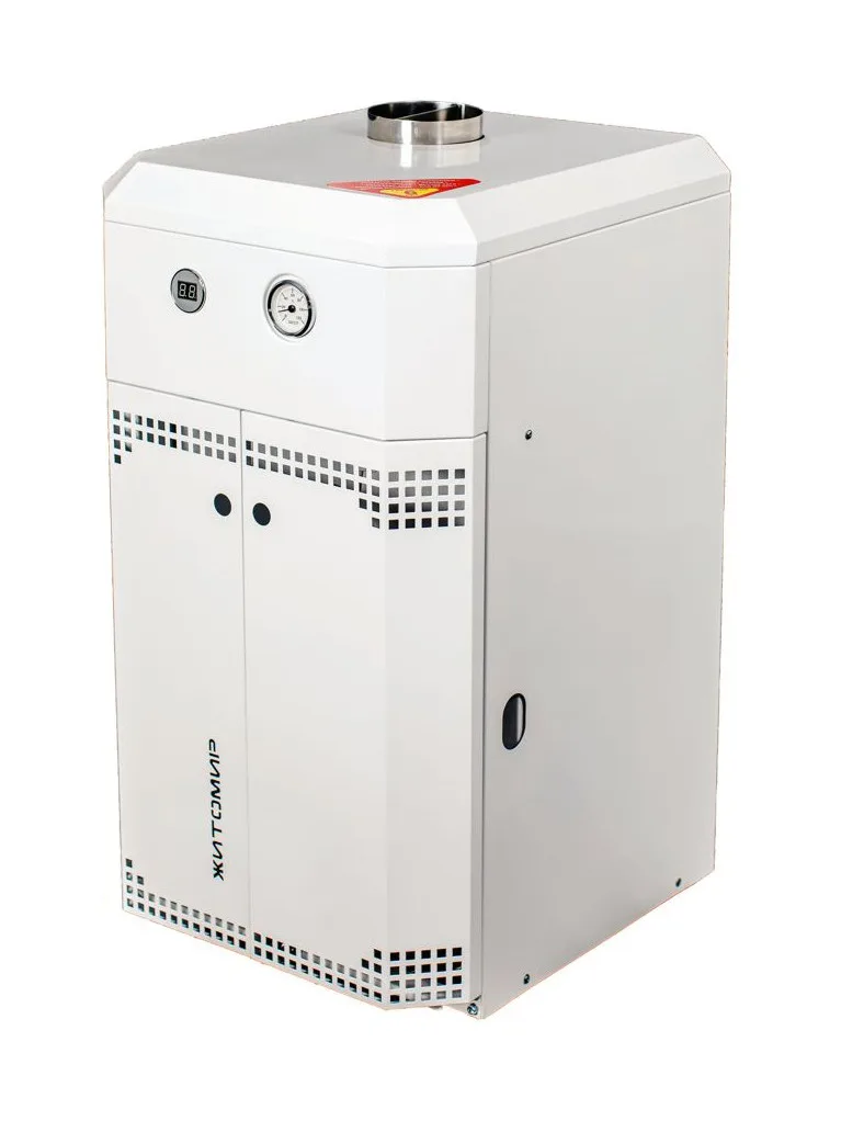 Котел газовый Житомир 10 КС-Г-015 СН Sit + гор.вода (котел + колонка, с трубой Ø130, max 2 bar)